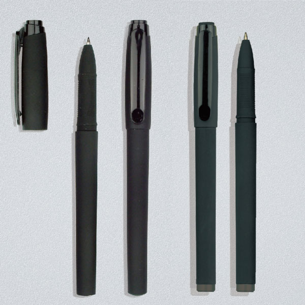 商务黑色中性笔0.5mm碳素笔商务简约大气水笔签字笔广告笔定制