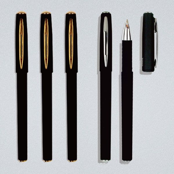 商务金夹中性笔文具办公水笔黑色笔芯0.5磨砂签字笔广告笔定制