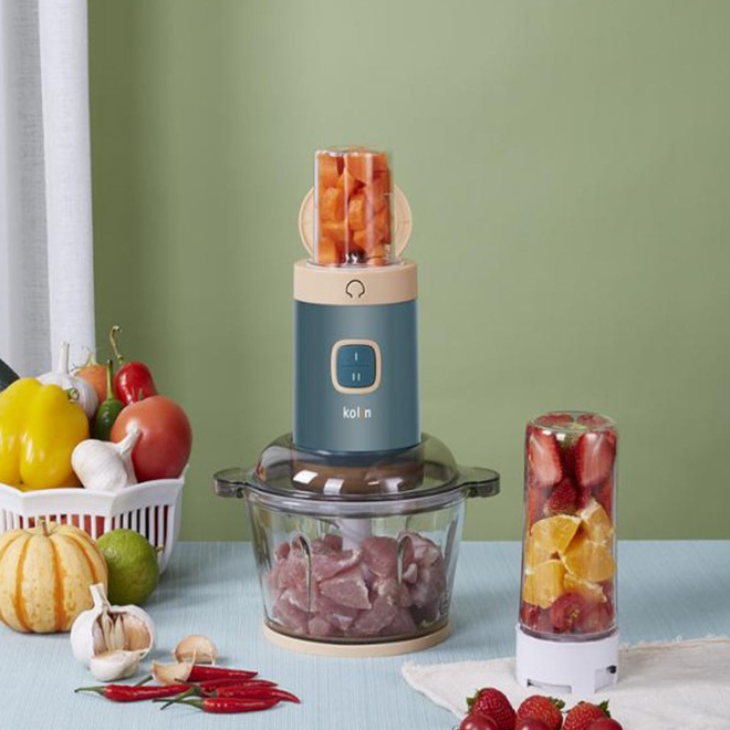 创意礼品星厨多功能料理机（三合一）果汁机绞肉机搅拌机辅食机专利产品