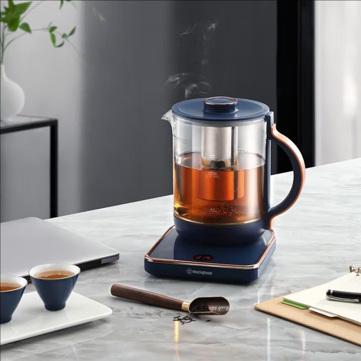 西屋养生壶 玻璃家用多功能煮茶器1.6L 花茶壶炖煮 烧水壶WEK-C170 蓝 西屋养生壶 玻璃家用多功能煮茶器1.6L 花茶壶炖煮 烧水壶WEK-C170 蓝
