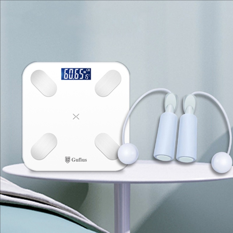 古菲斯燃脂套装S1智能显示体脂秤跳绳组合健身套装运动礼品批发 古菲斯燃脂套装S1智能显示体脂秤跳绳组合健身套装运动礼品批发