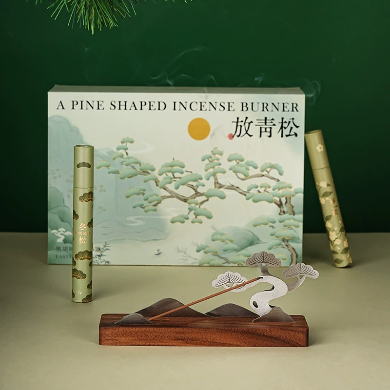 唯诗放青松香器礼盒线香香插香拖摆件茶道香炉中式焚香创意礼品 唯诗放青松香器礼盒线香香插香拖摆件茶道香炉中式焚香创意礼品